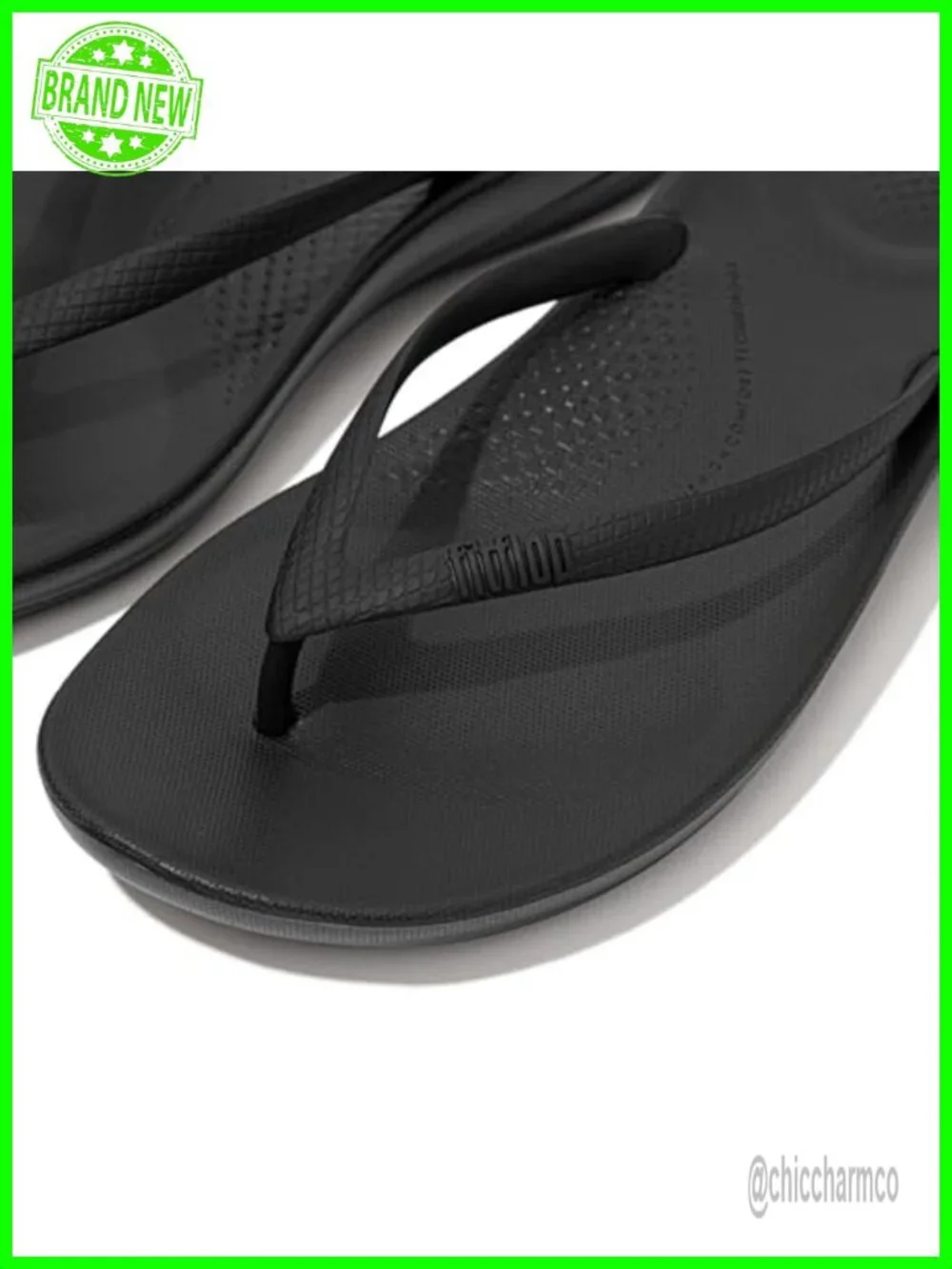 Ergonomic Rubber Flip Flops with Slip-Resistant Sole